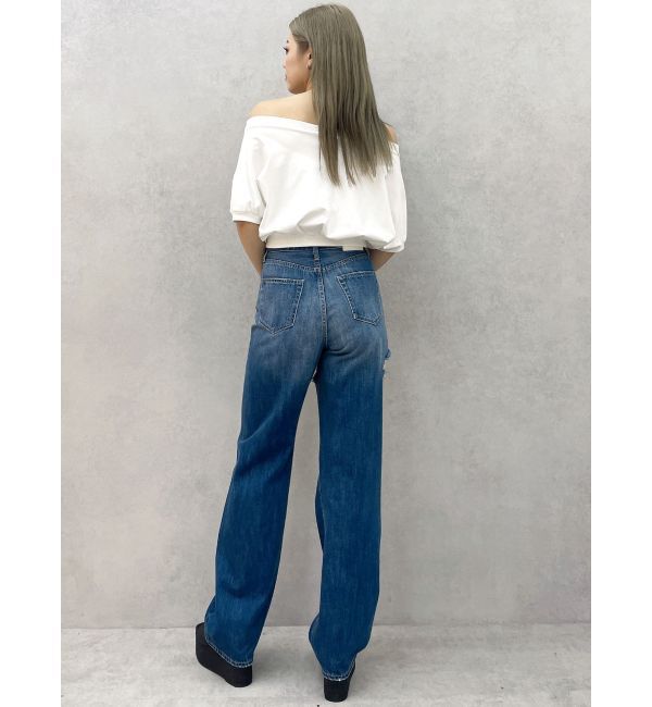 GYDA「GDエンボスオフショルトップス」|Tシャツ・カットソー|