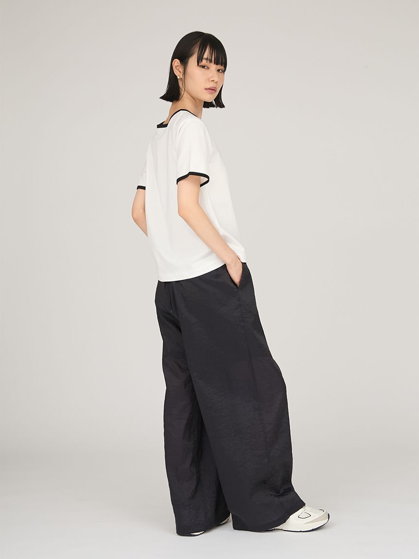 emmi atelier「グラフィックリンガーTシャツ」|Tシャツ・カットソー|