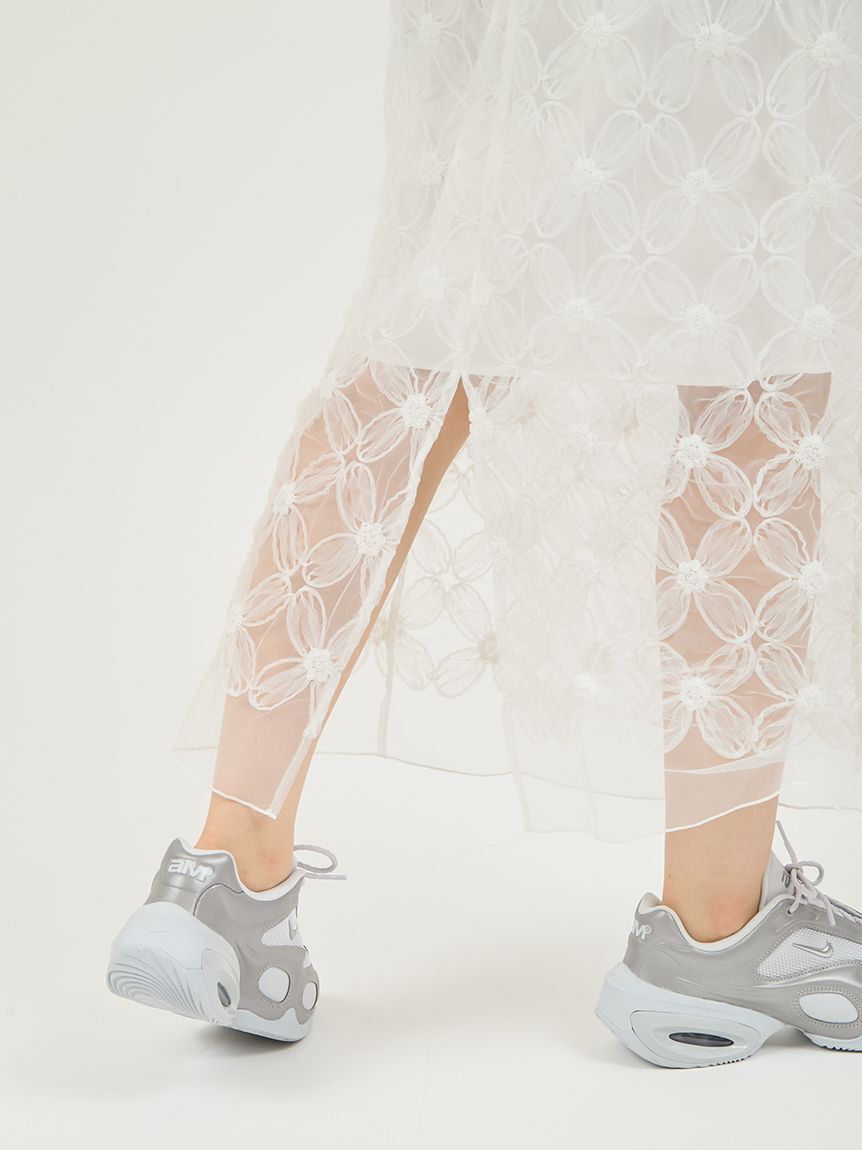 emmi atelier「フラワーチュールスカート」|スカート|