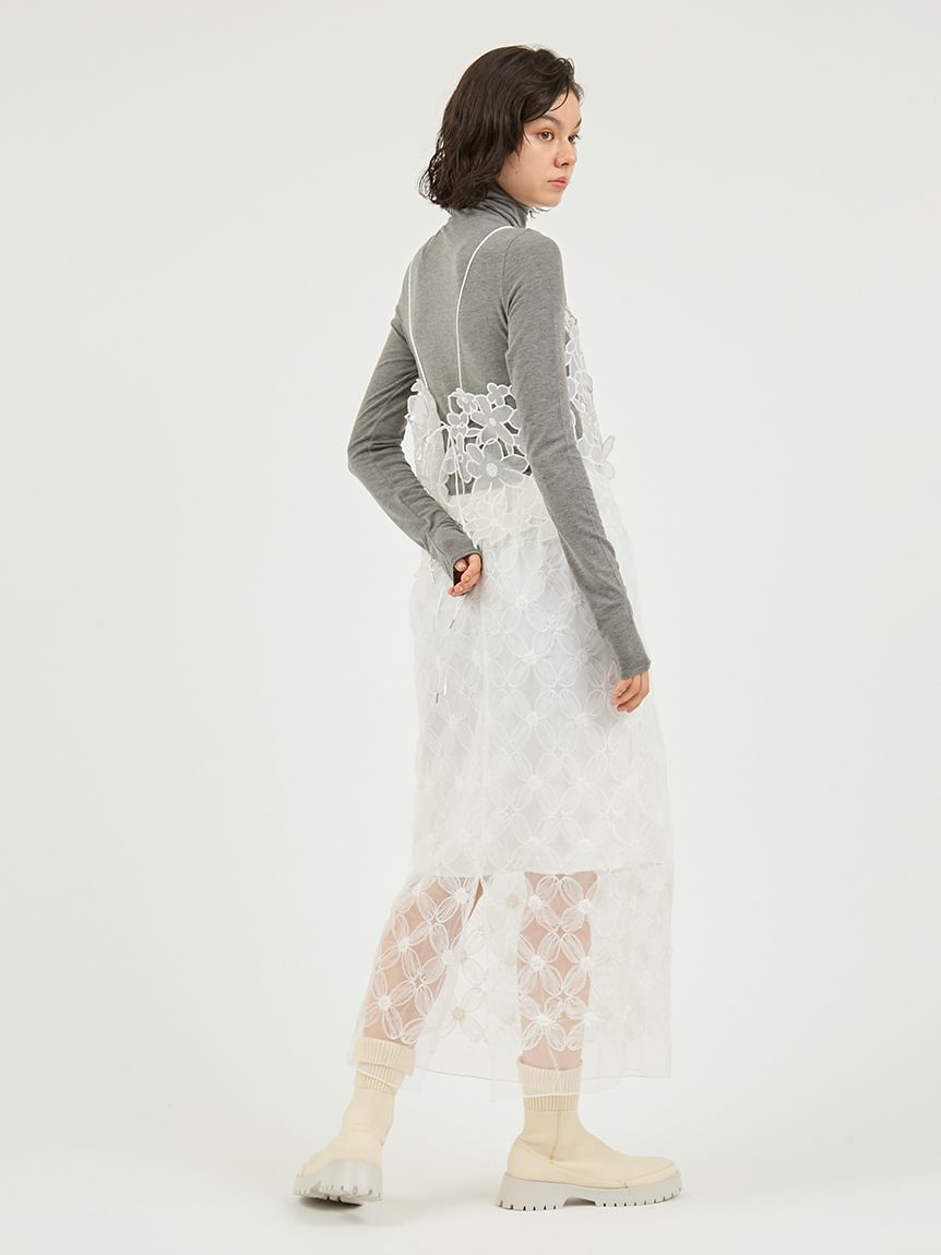 emmi atelier「フラワーチュールスカート」|スカート|