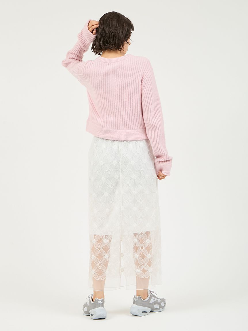 emmi atelier「フラワーチュールスカート」|スカート|