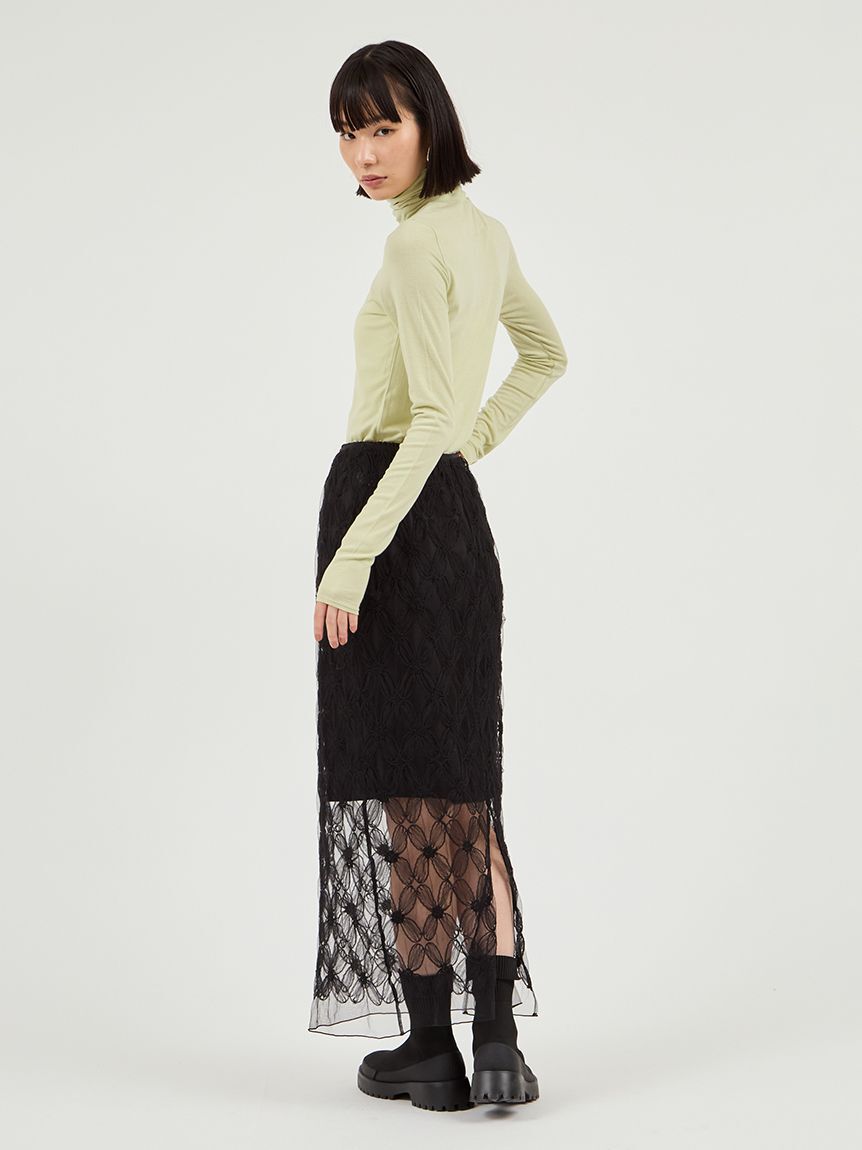 emmi atelier「フラワーチュールスカート」|スカート|