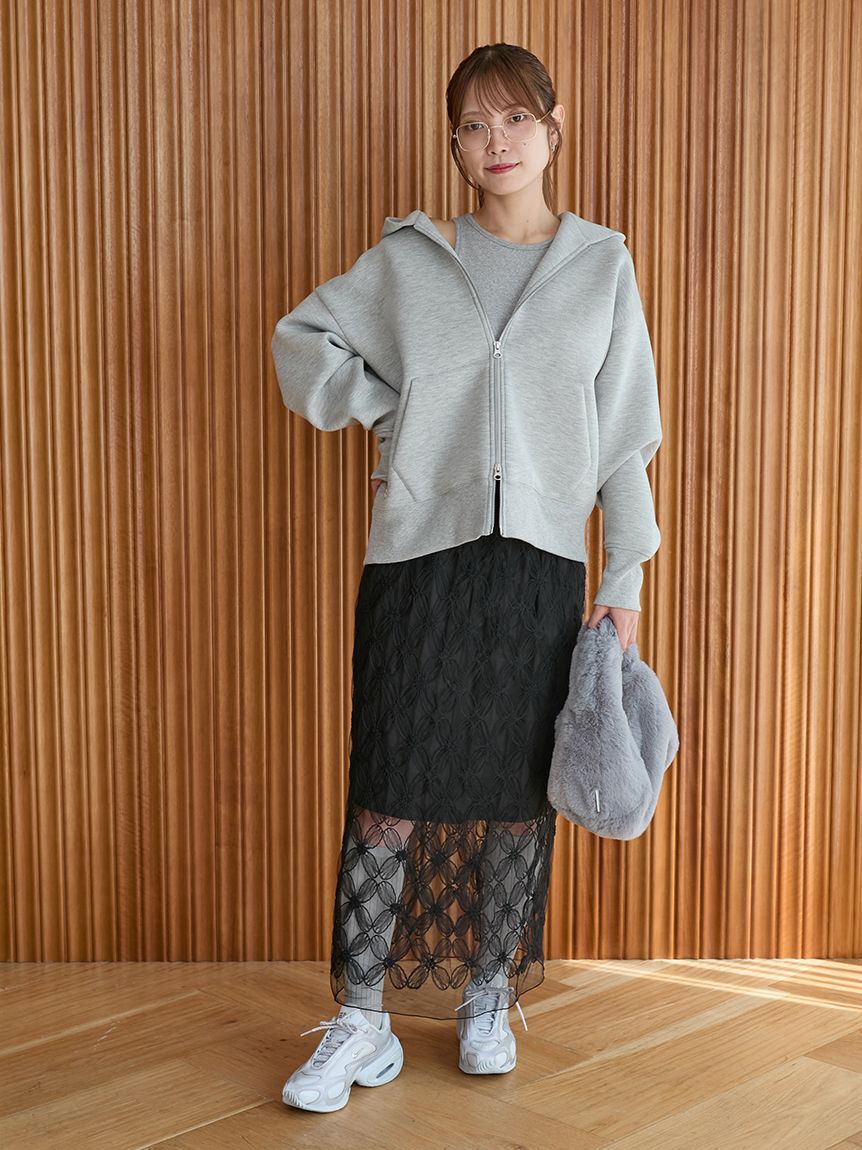 emmi atelier「フラワーチュールスカート」|スカート|