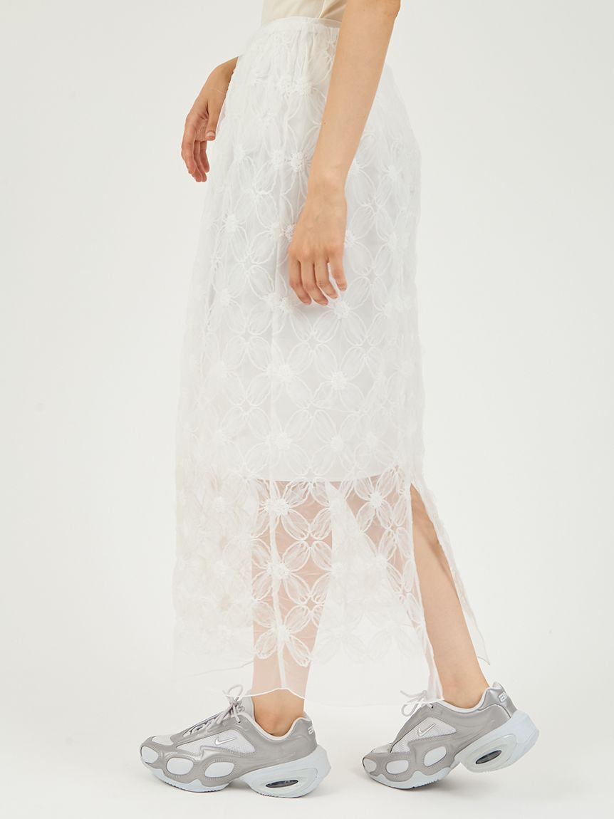 emmi atelier「フラワーチュールスカート」|スカート|