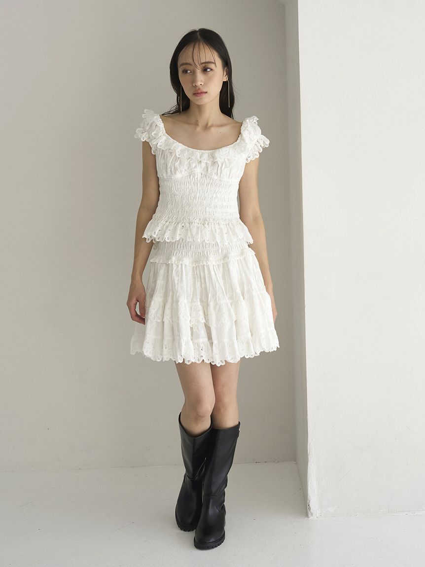 SNIDEL「コットンフリルスカショーパン」|その他|