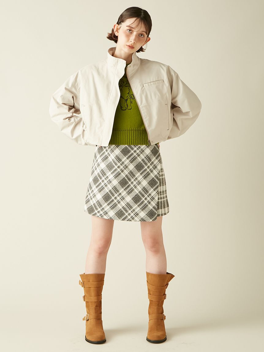 LILY BROWN「【WEB限定サイズ2】ロービングチェックスカショーパン」|その他|