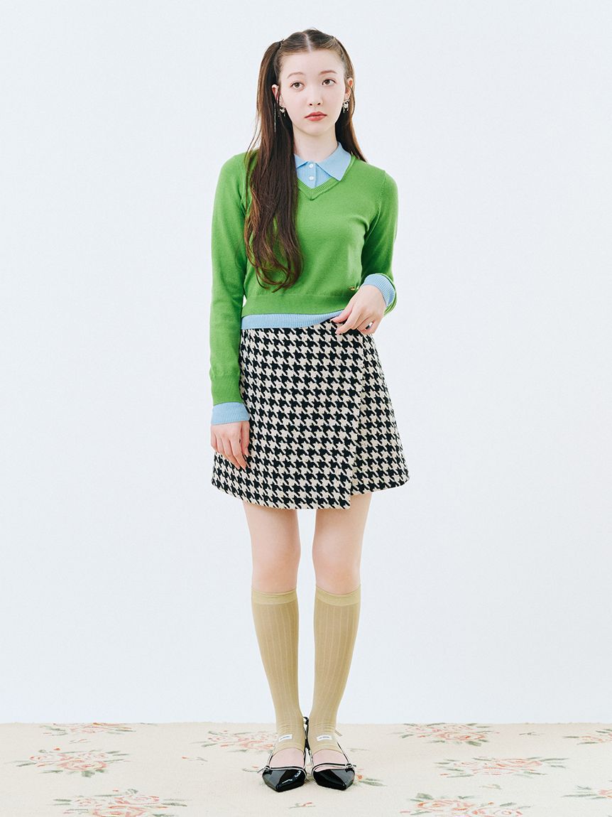 LILY BROWN「【WEB限定サイズ2】ロービングチェックスカショーパン」|その他|