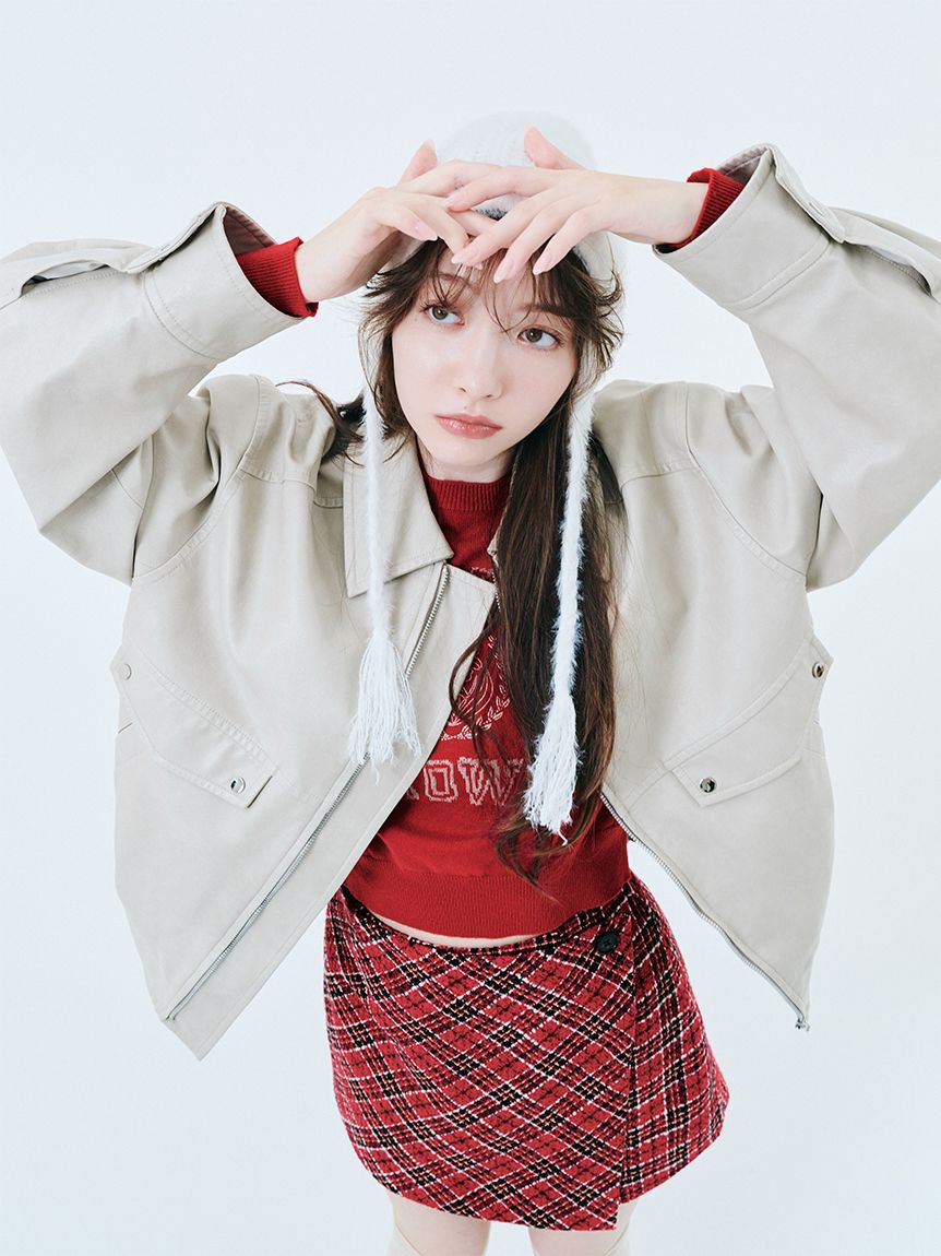 LILY BROWN「【WEB限定サイズ2】ロービングチェックスカショーパン」|その他|