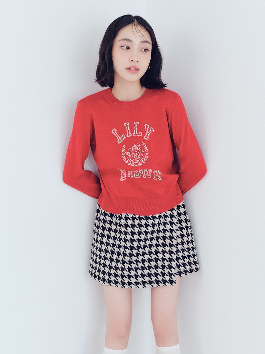 LILY BROWN「【WEB限定サイズ2】ロービングチェックスカショーパン」|その他|