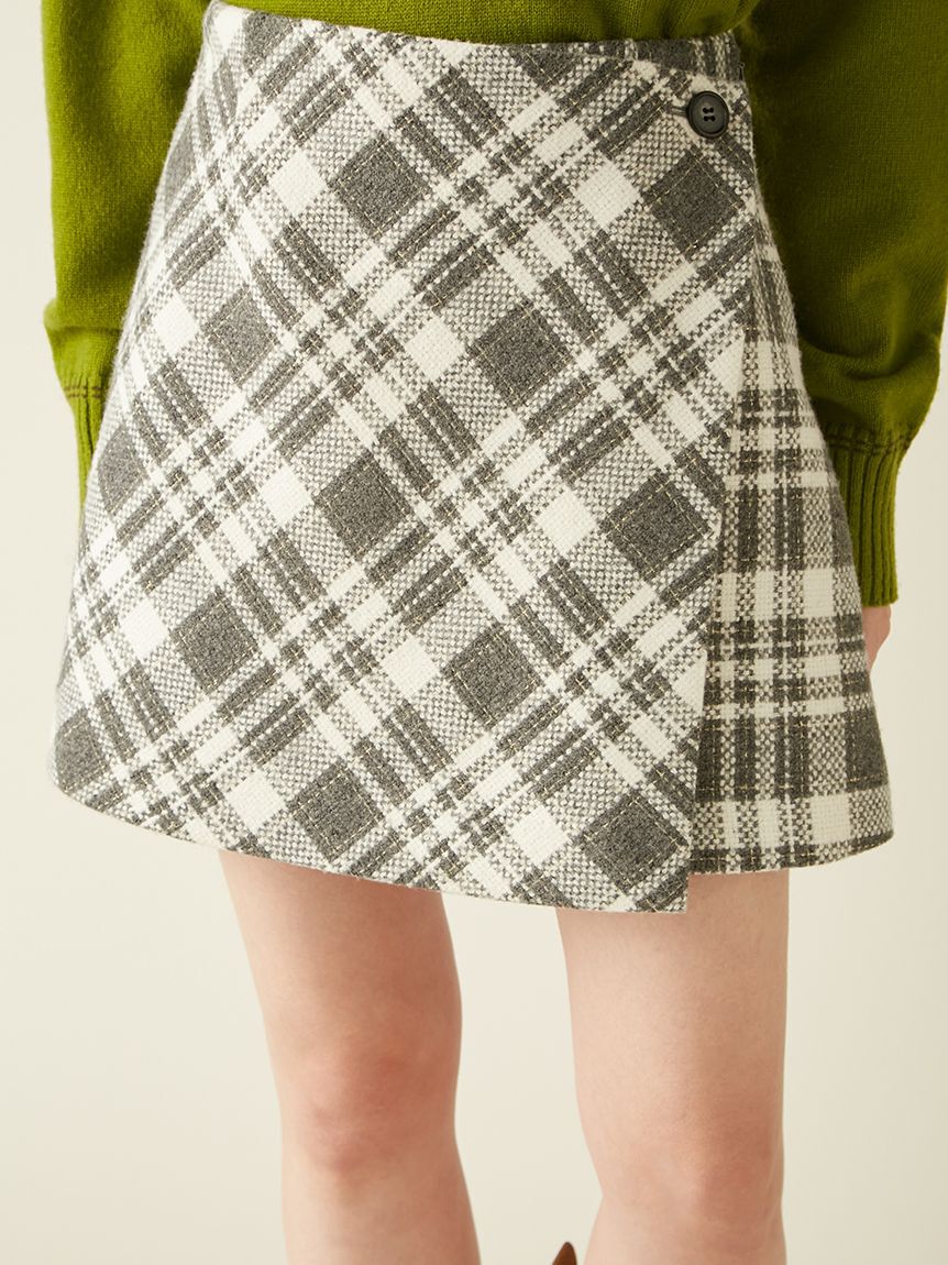 LILY BROWN「【WEB限定サイズ2】ロービングチェックスカショーパン」|その他|