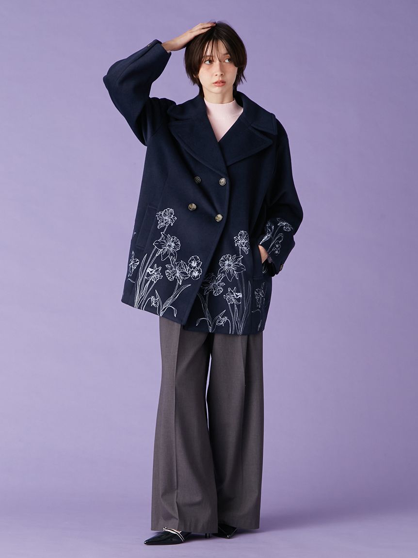 LILY BROWN「ベルト付きタックワイドパンツ」|その他|