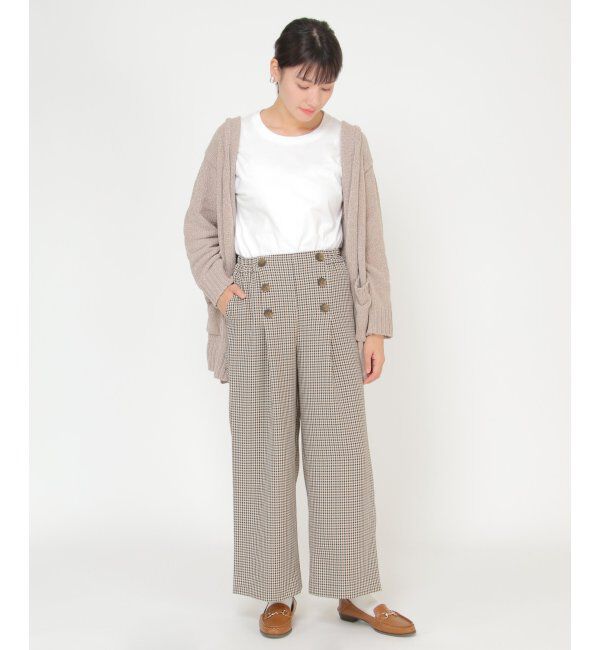 ikka「RENU ウーリッシュサーモワイドパンツ」|その他|