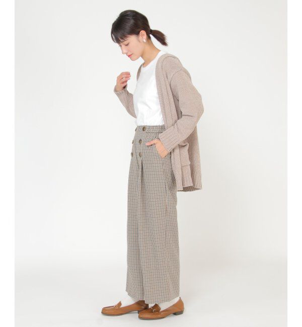 ikka「RENU ウーリッシュサーモワイドパンツ」|その他|