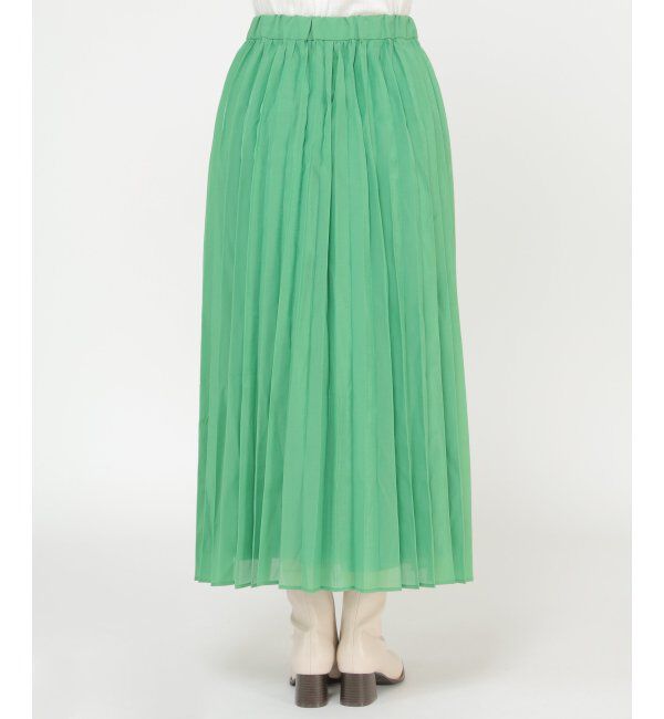 ikka「シャイニープリーツスカート」|スカート|