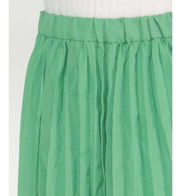 ikka「シャイニープリーツスカート」|スカート|