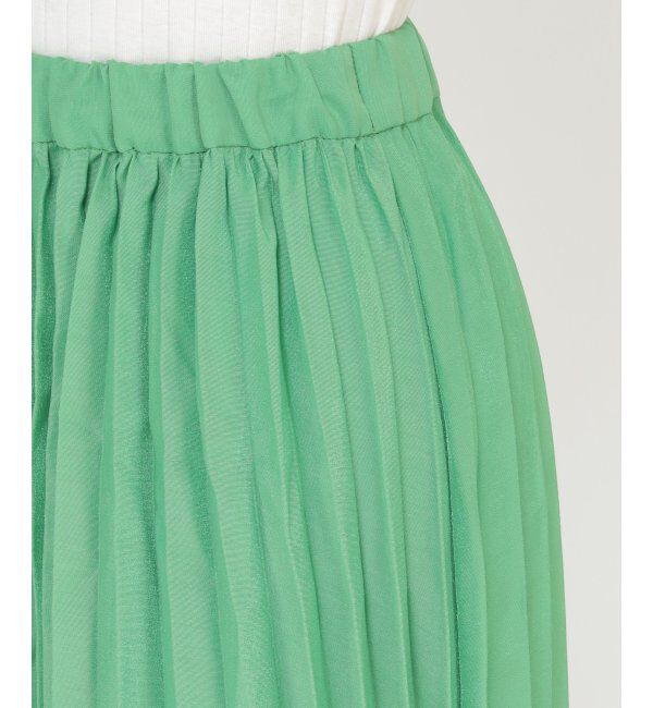 ikka「シャイニープリーツスカート」|スカート|