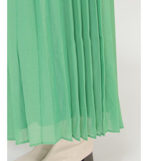 ikka「シャイニープリーツスカート」|スカート|