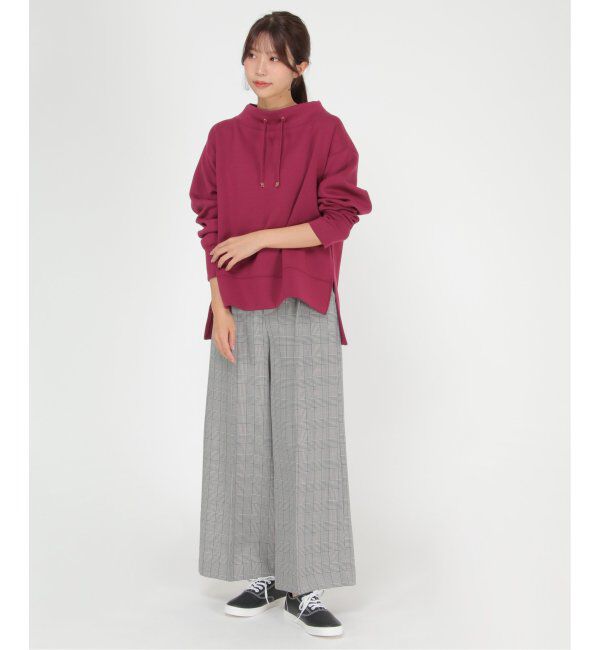 ikka「ウーリッシュフラノワイドパンツ」|その他|