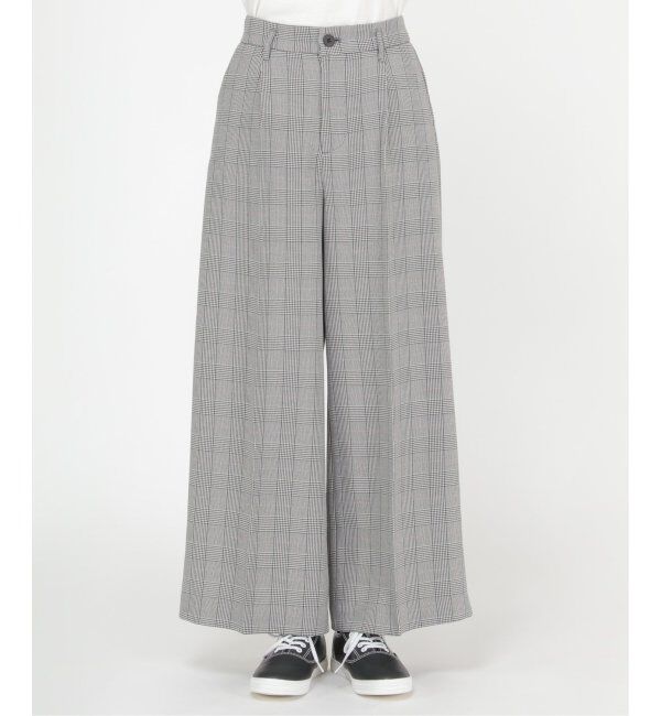 ikka「ウーリッシュフラノワイドパンツ」|その他|