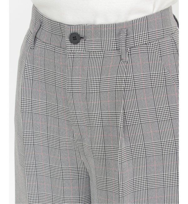 ikka「ウーリッシュフラノワイドパンツ」|その他|