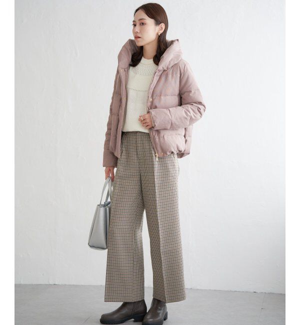 ikka「ウーリッシュフラノワイドパンツ」|その他|