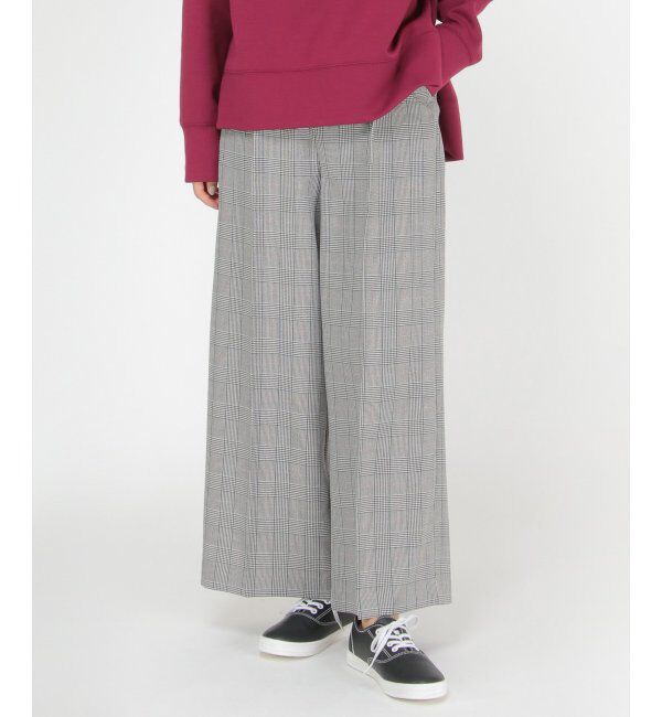 ikka「ウーリッシュフラノワイドパンツ」|その他|