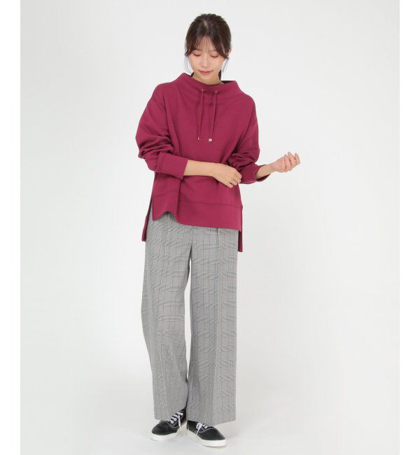 ikka「ウーリッシュフラノワイドパンツ」|その他|