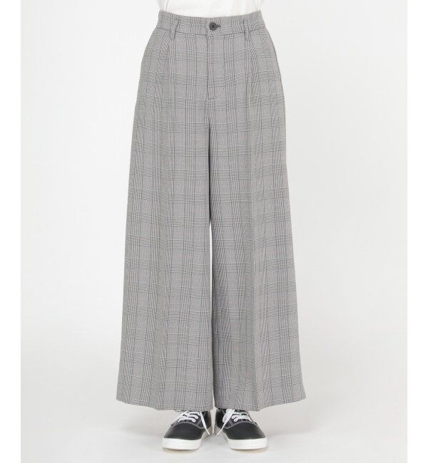 ikka「ウーリッシュフラノワイドパンツ」|その他|