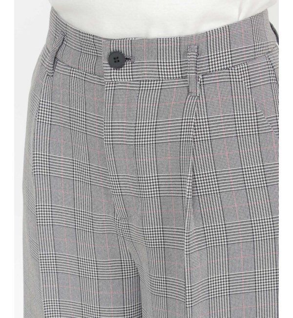 ikka「ウーリッシュフラノワイドパンツ」|その他|