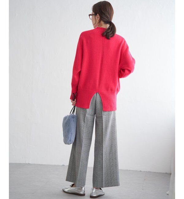 ikka「ウーリッシュフラノワイドパンツ」|その他|