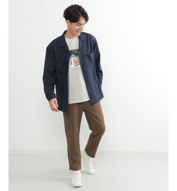 ikka「【イージーケア／シワ軽減】LANATEC CPOシャツ」|シャツ・ブラウス|