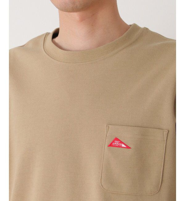 ikka「URBAN NATURE LIFE アーバンネイチャーライフ バイカラードロストTシャツ」|Tシャツ・カットソー|