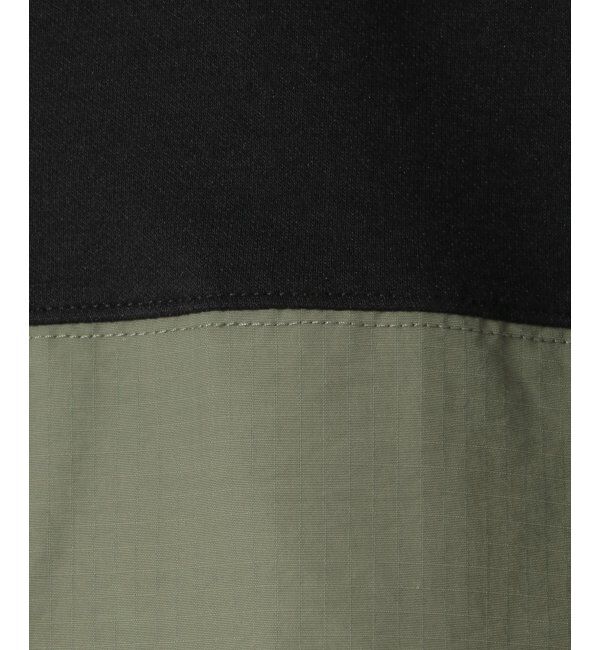 ikka「URBAN NATURE LIFE アーバンネイチャーライフ バイカラードロストTシャツ」|Tシャツ・カットソー|