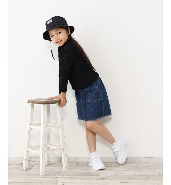 ikka kids「三角テレコロンTシャツ（120~160cm）」|Tシャツ・カットソー|