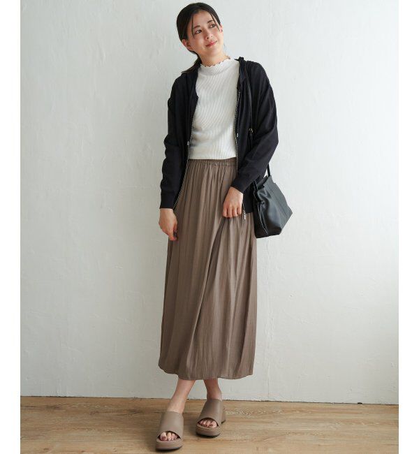 ikka「ニットジップパーカー」|その他|