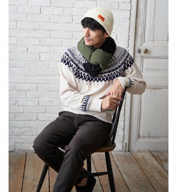 ikka「中綿マフラー」|マフラー|