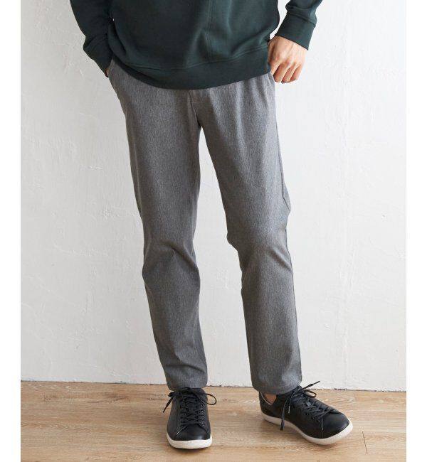 ikka「EASYSTRETCH 起毛イージーパンツ」|その他|グレイ