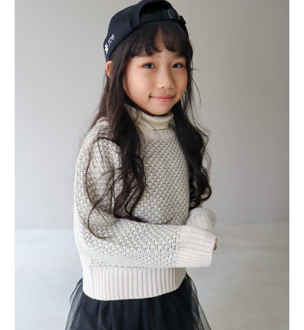 ikka kids「【親子おそろい】幾何ジャガードニットプルオーバー（120~160cm）」|その他|