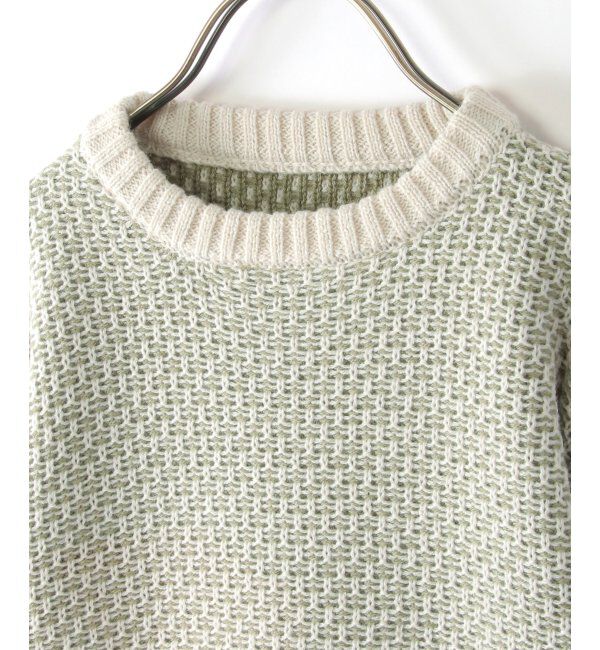 ikka kids「【親子おそろい】幾何ジャガードニットプルオーバー（120~160cm）」|その他|