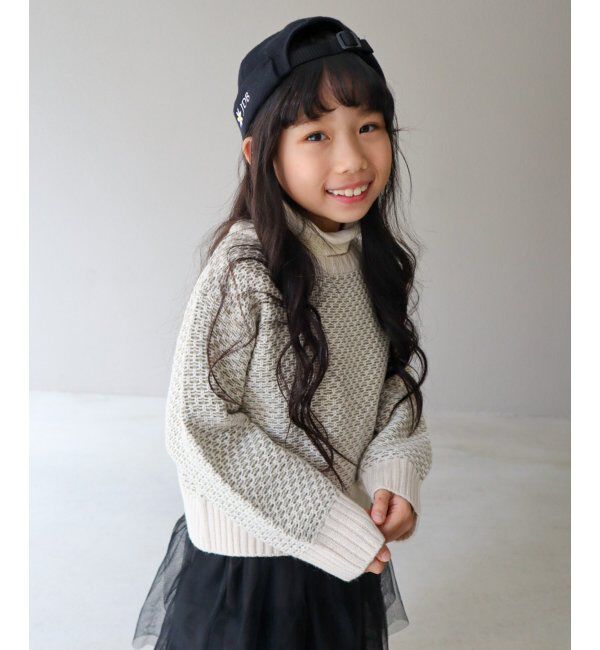 ikka kids「【親子おそろい】幾何ジャガードニットプルオーバー（120~160cm）」|その他|