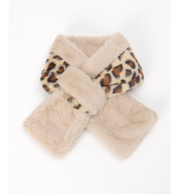 ikka kids「フェイクファー切り替えマフラー」|その他|