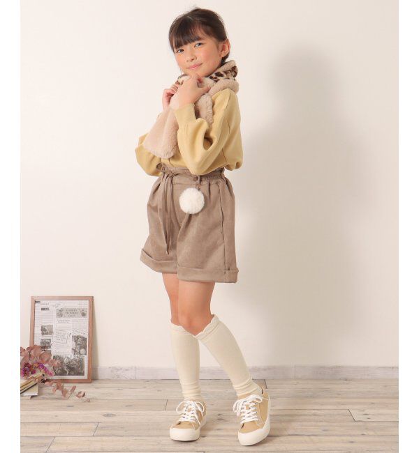 ikka kids「フェイクファー切り替えマフラー」|その他|