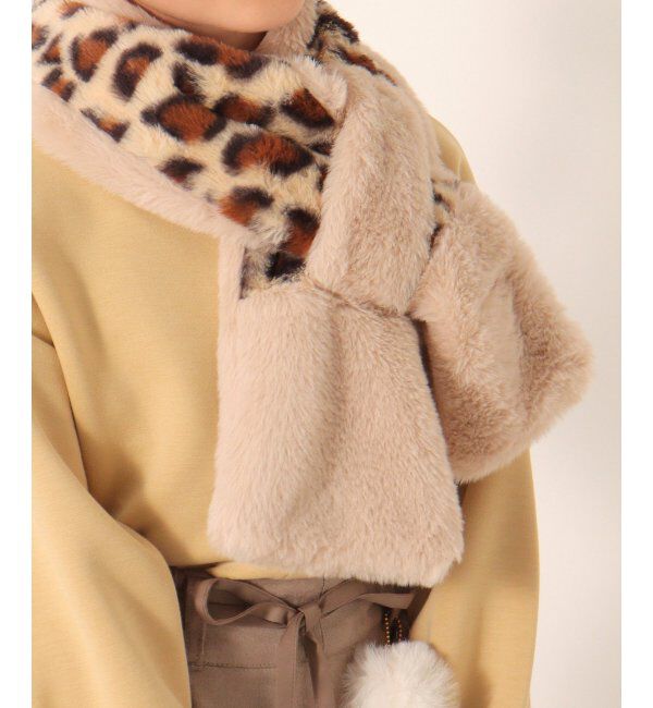 ikka kids「フェイクファー切り替えマフラー」|その他|