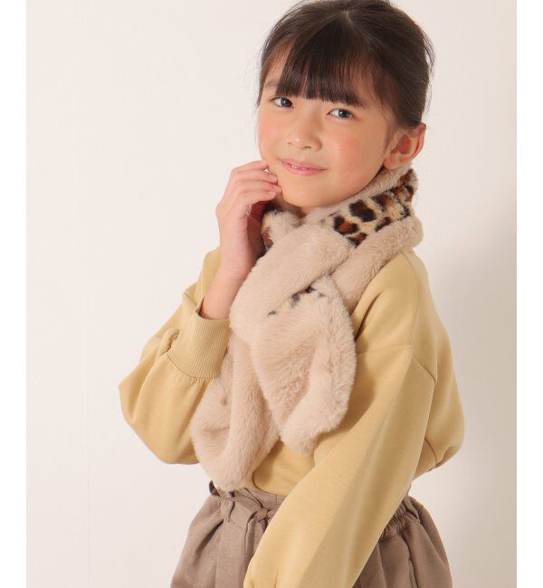 ikka kids「フェイクファー切り替えマフラー」|その他|