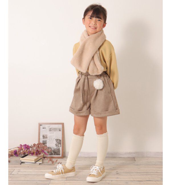 ikka kids「フェイクファー切り替えマフラー」|その他|