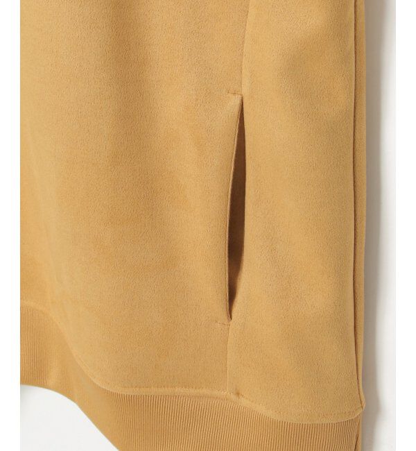 ikka「【抗菌防臭／吸水速乾】清潔フェイクスエードルーイカラー」|パーカー|