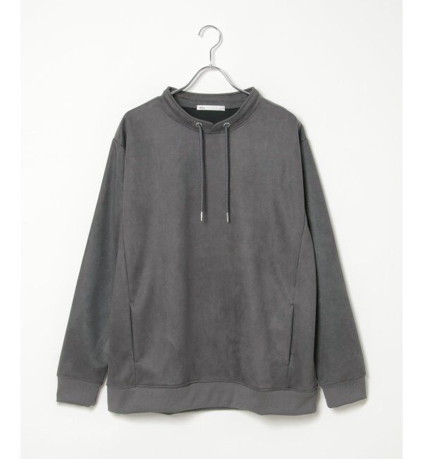 ikka「【抗菌防臭／吸水速乾】清潔フェイクスエードルーイカラー」|パーカー|