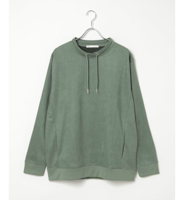 ikka「【抗菌防臭／吸水速乾】清潔フェイクスエードルーイカラー」|パーカー|