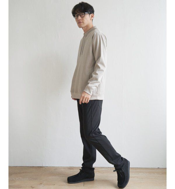 ikka「【抗菌防臭／吸水速乾】清潔フェイクスエードルーイカラー」|パーカー|