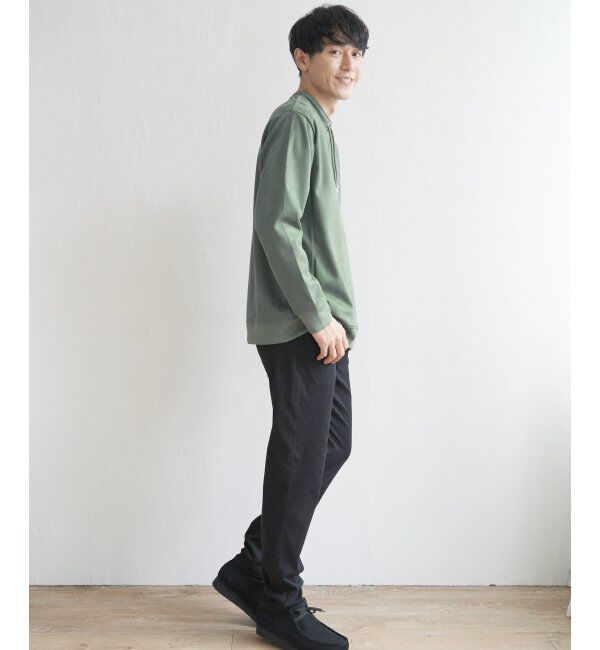 ikka「【抗菌防臭／吸水速乾】清潔フェイクスエードルーイカラー」|パーカー|